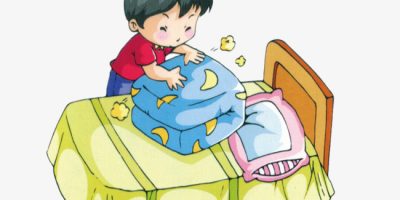 Hướng dẫn trẻ cách gấp chăn mền